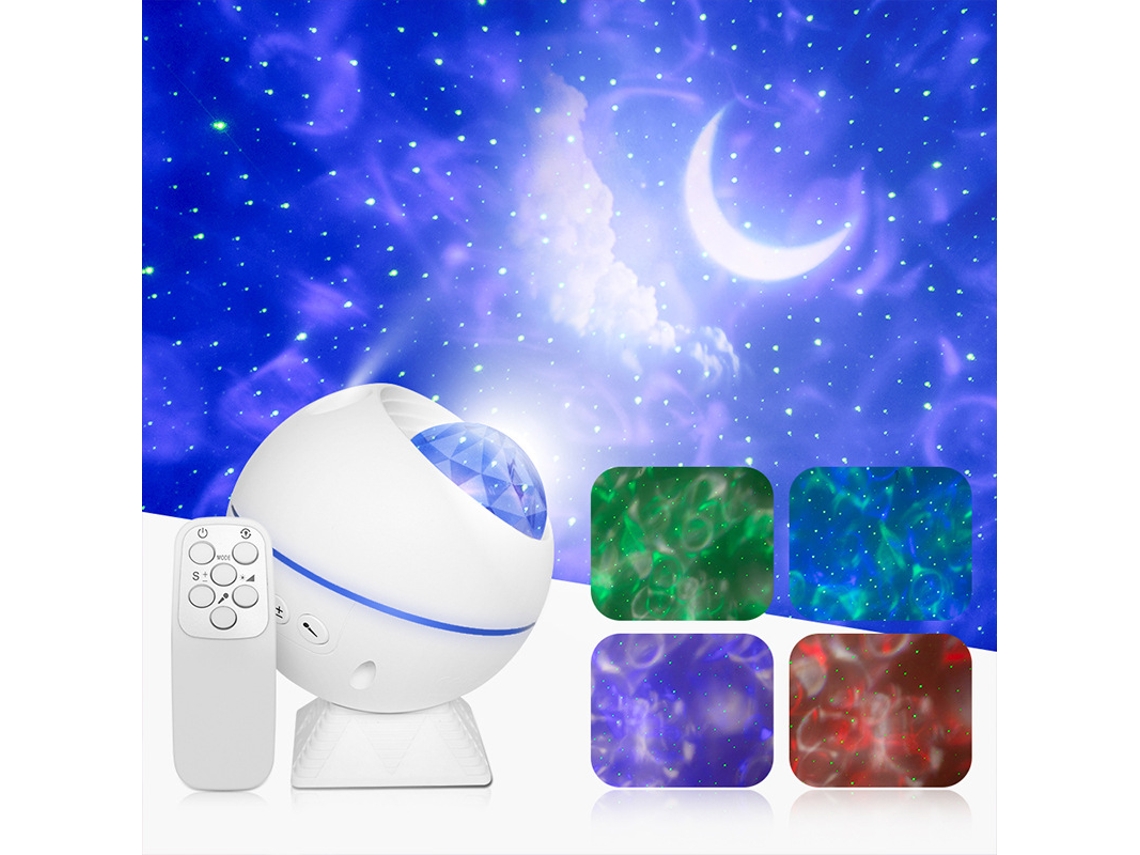 Projetor Galáxia, De Luz Led Galáxia Para Quarto, Nuvem S Aquaforge