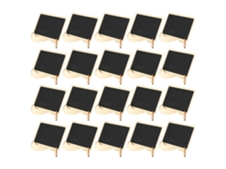2 Conjuntos De Mini Pizarras De Madera Rectangulares Pequeñas Para Bodas Y Fiesta