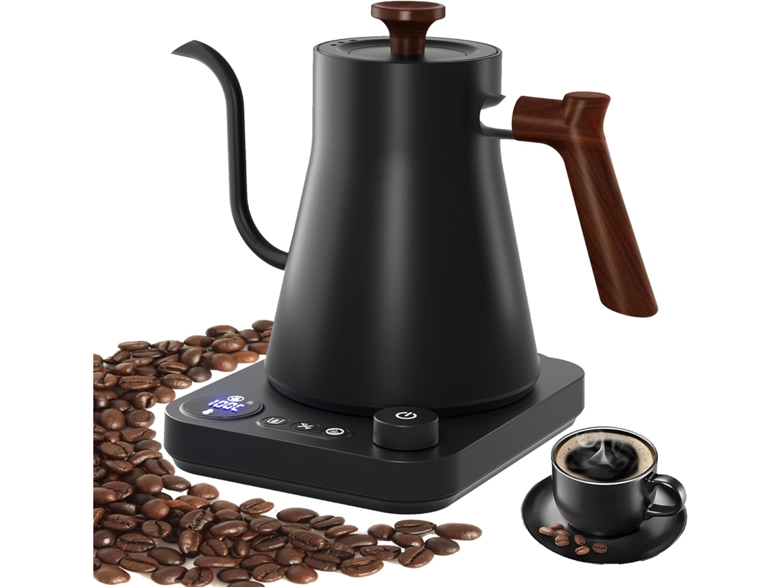 Chaleira Elétrica 1200w 0.9l Controlo Temperatura Inox ZYBLSSBB