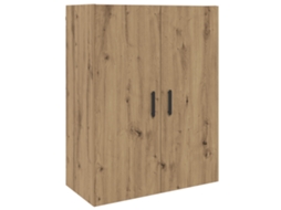 Conjunto 1 Armário De Parede Vidaxl Castanho Derivados De Madeira (69,5 X 34 X 90 Cm)