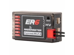 Receptor Radiomaster Er6 2.4ghz 6ch Expresslrs Elrs Rx 100mw Pwm com Suporte para Telemetria de Tensão para Drones, Aviões e Planadores Fpv Rc. MDUG