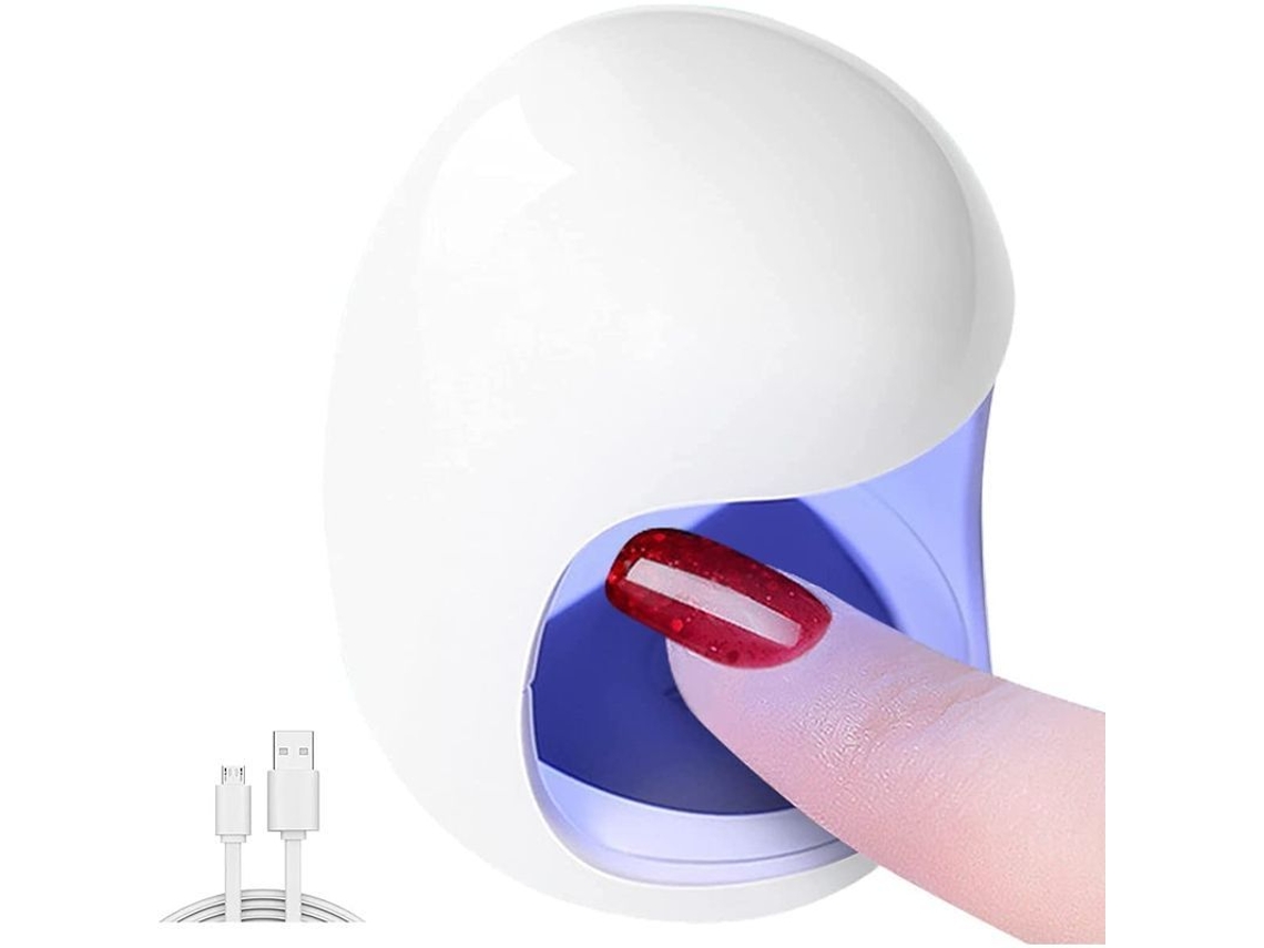 Luz Uv Mini para Unhas de Gel, Lâmpada de Ovo Fofa, Lâmpada Uv Profissional para Arte de Unhas