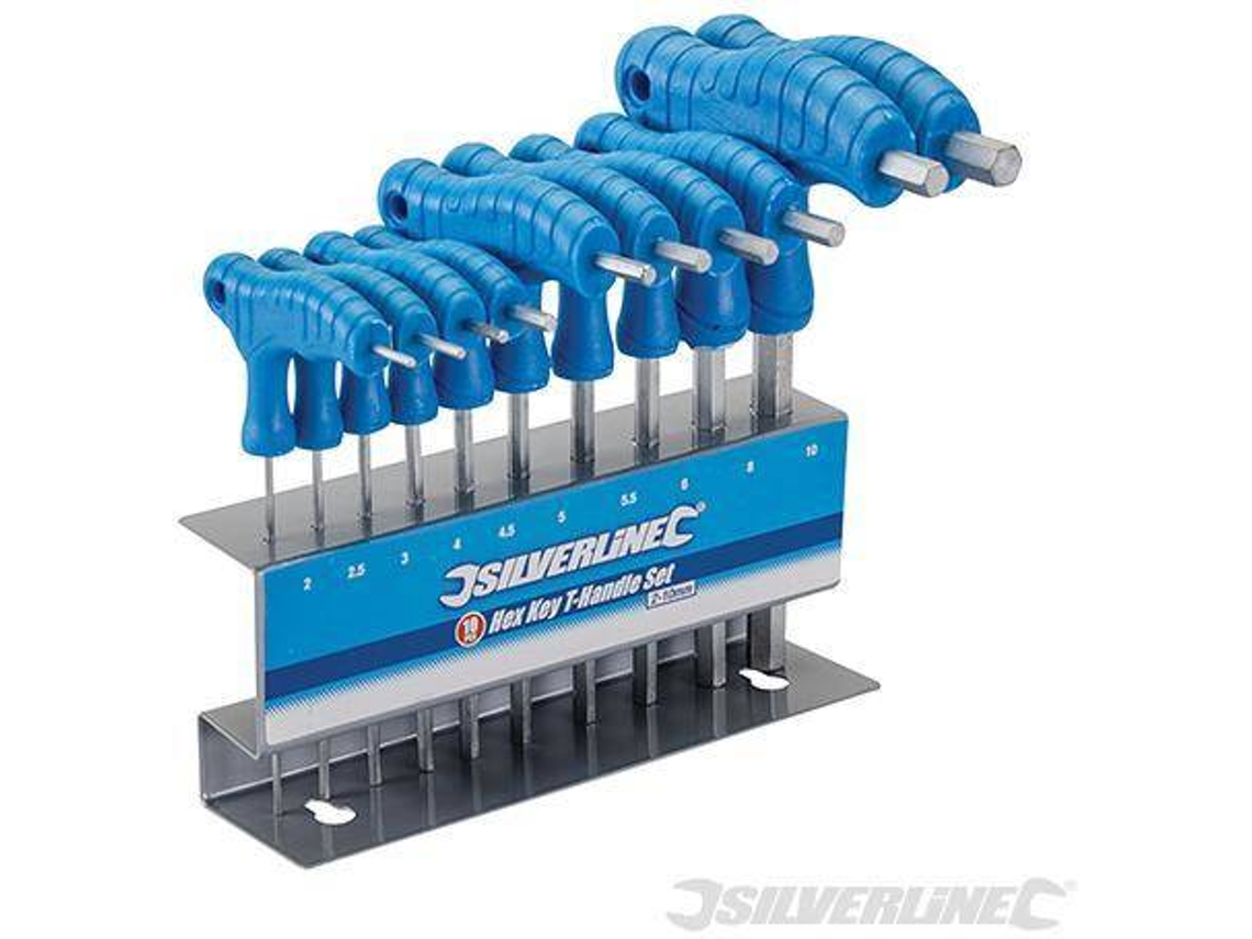 Chave de Fendas SILVERLINE 323710 com 10 peças