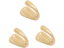 Conjunto De 3 Ganchos Para Toalha, Ganchos De Parede, Ganchos De Parede Em Cobre, Dourado