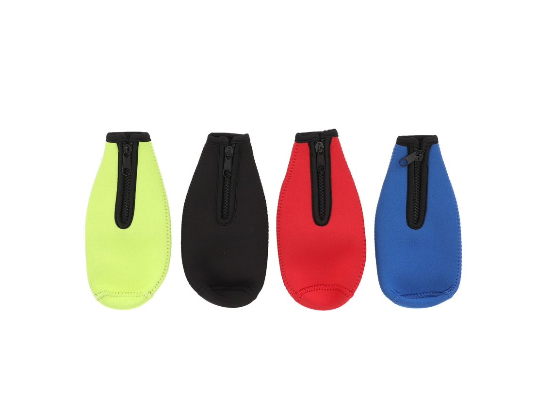 4pcs Capa Isolante Para Garrafa De Cerveja Com Zíper Para Festa Em Casa
