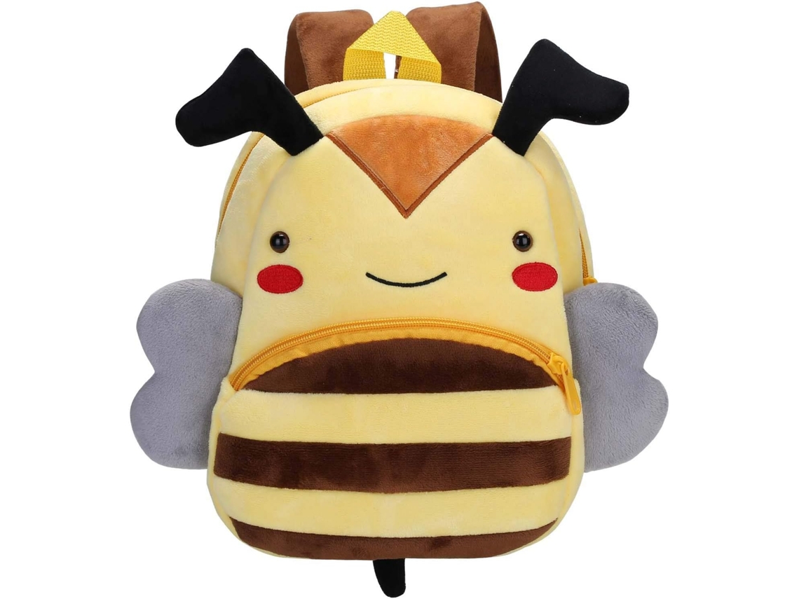 Mochila Infantil Leve Com Design De Abelha - Saco Escolar Para Crianças