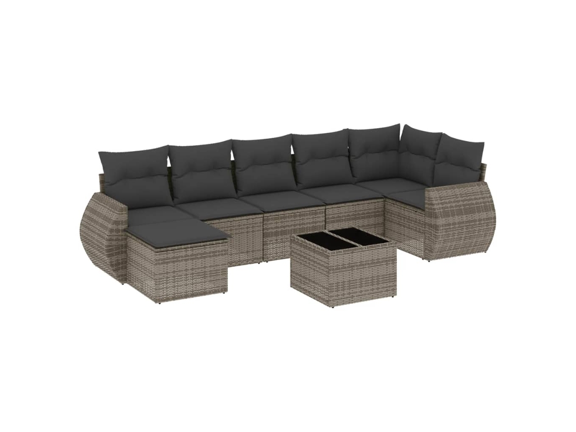 Garden Sofa Set, Garden Sofa Sets Vidaxl Cinzeto Rattan / Vime (n/a)