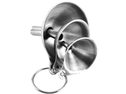 Conjunto Multifuncional De Cones Em Aço Inoxidável Para Transferência Líquidos E Enchimento Garrafas, Conjunto De 3 Peças