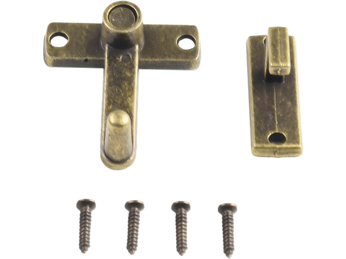 Trinco De Porta Correr Em Bronze, Trinco De Proteção Em Metal, Trava Porta De Celeiro, Puxador Porta De