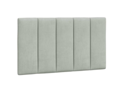 Almofada de Cabeça Hanko Veludo Cinzento Claro MAISON EXCLUSIVE (80 cm)