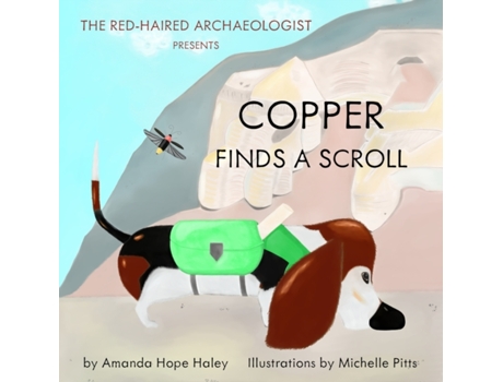 Livro Copper Finds a Scroll (The Red-Haired Archaeologist Presents) Amanda Hope Haley (Inglês)