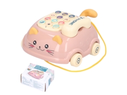 Mali brinquedo Telefone Musical Multifuncional para Educação Infantil Aprendizagem Bebê