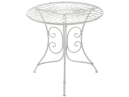 Mesa De Apoio Ariano Branco Antigo.