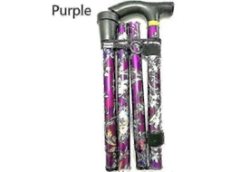 Bengala Dobrável Ajustável Alumínio Floral Caminhada Floral Para Caminhada Camping Durable Mobility Aid