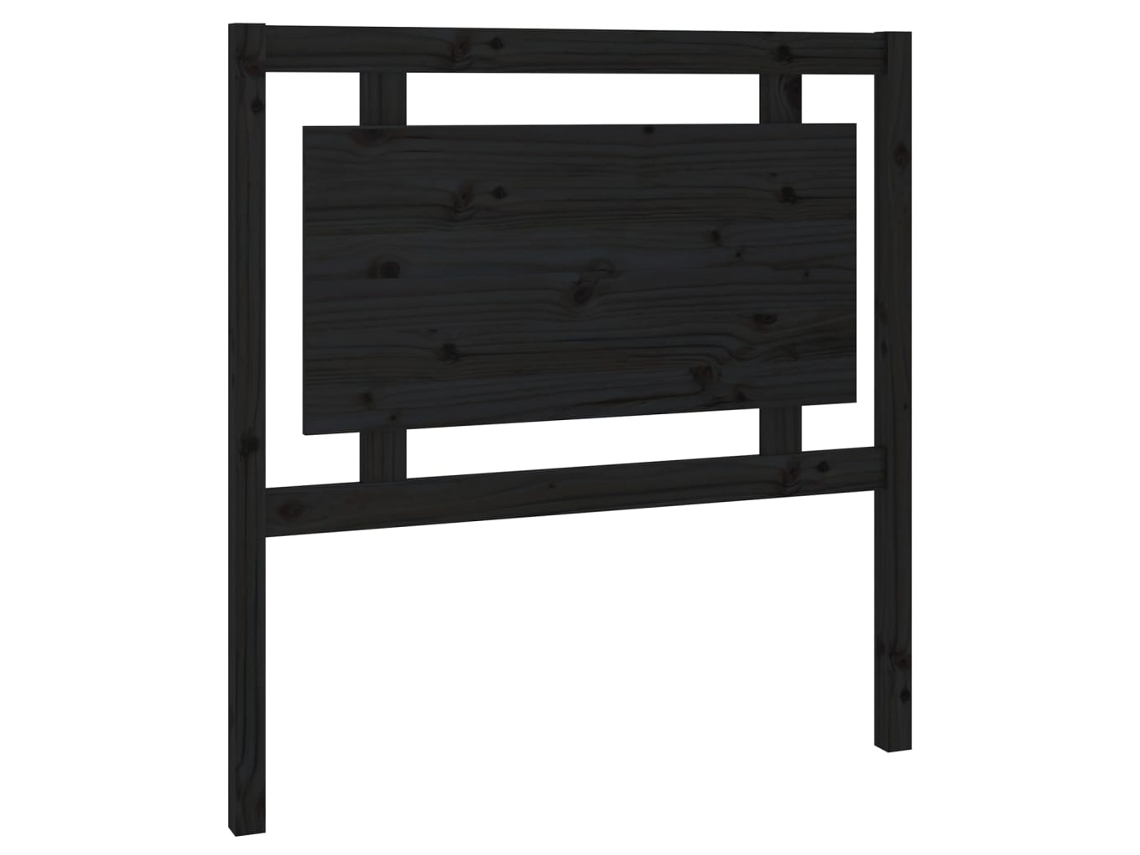 Cabeceira de Cama 95,5x4x100 Cm Pinho Maciço Marrom MAISON EXCLUSIVE