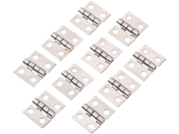 Conjunto De 50 Dobradiças Prateadas Para Móveis E Armários, 8 X 10