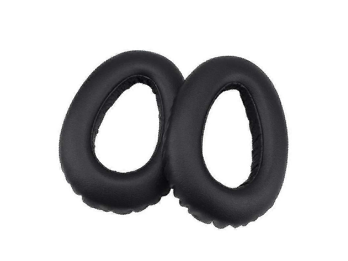 Almofadas para fones de ouvido Lurelia, modelo PXC550 MB660, com revestimento em couro sintético e espuma viscoelástica, na cor preta.