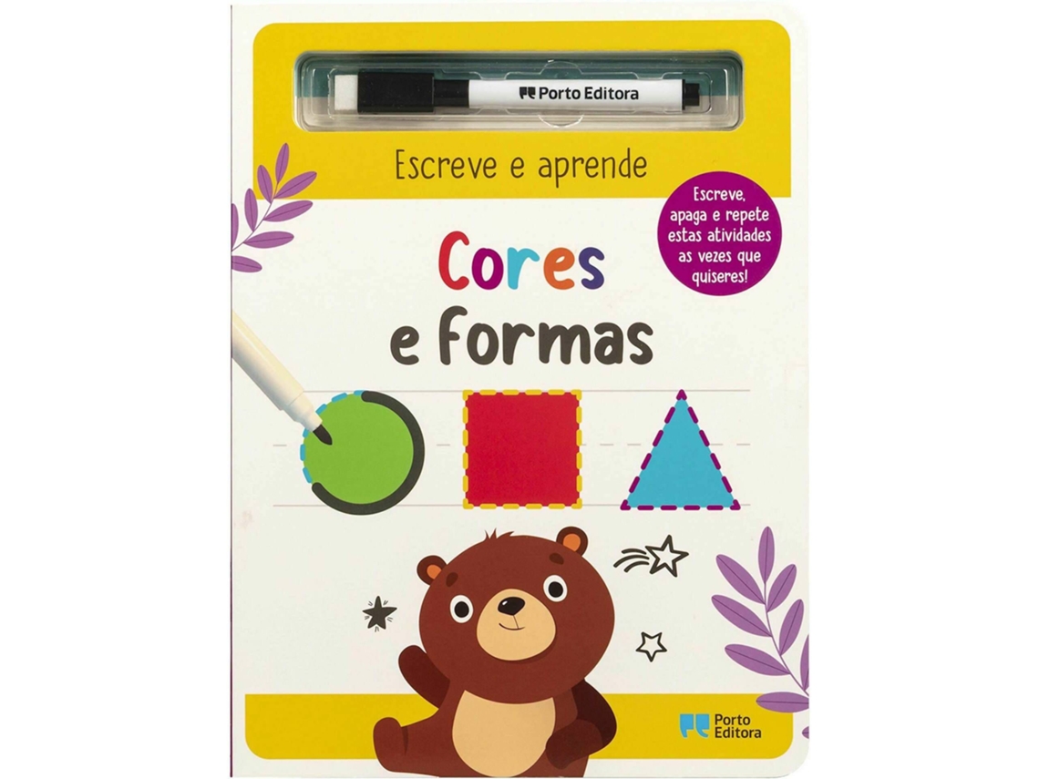 Livro Escreve e Aprende - Cores e Formas de Vários (Português)