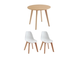 Conjunto Mesa E Cadeiras Louloune