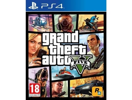Jogo PS4 Gta V