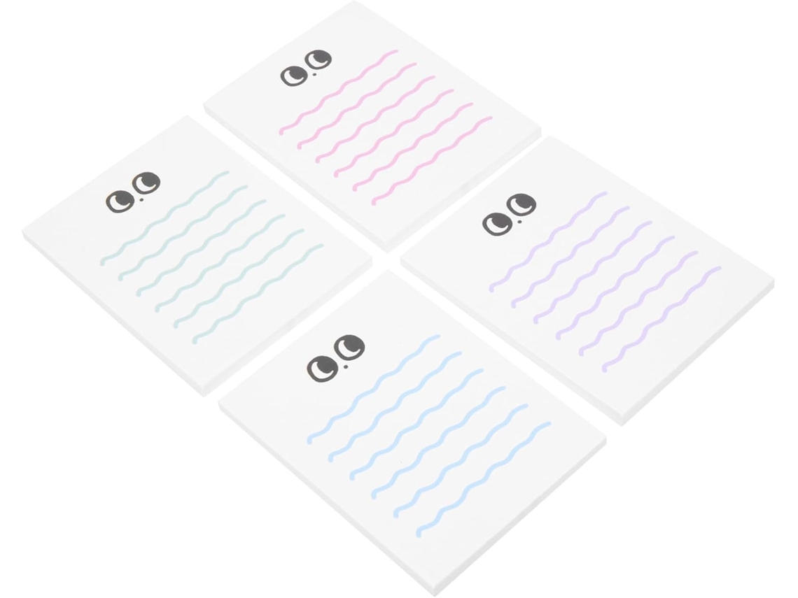 Conjunto de 4 Cadernos para Sala de Aula/Escola com Folhas Pontilhadas para Escrita