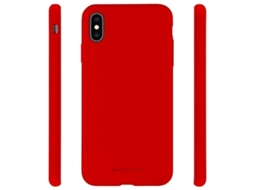 Capa para iPhone 15 MERCURY Silicone Vermelho