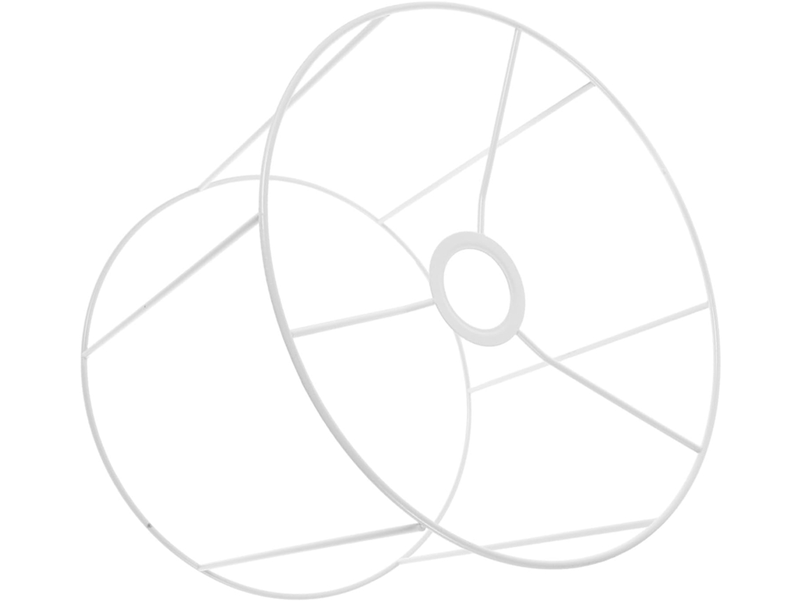 Soquete E27 com Estrutura Redonda de Metal, Diâmetro de 28 Cm, Suporte Multifuncional para Luminária. SFUSHOS