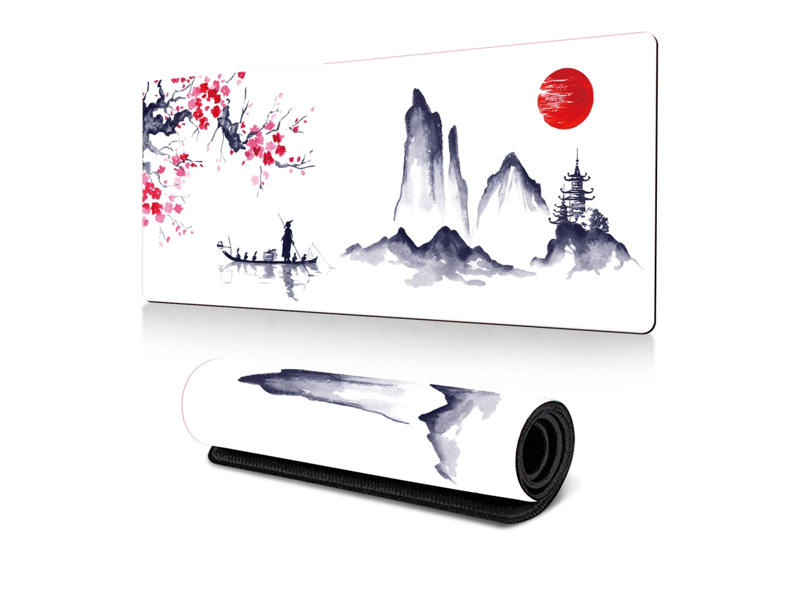 Tapete Rato Gaming Xxl 30x80 - Estilo Tinta Artística Multicolor