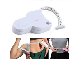 Fita Métrica Para Medir Roupas E O Corpo, Cm E Polegadas Branca