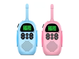 2 Walkie-talkies infantis com carregamento USB, receptor de rádio infantil, presente de aniversário para meninos e meninas, Mini Brin-aquaforge