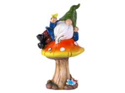 Estátua De Gnome Para Decoração De Jardim E Figura