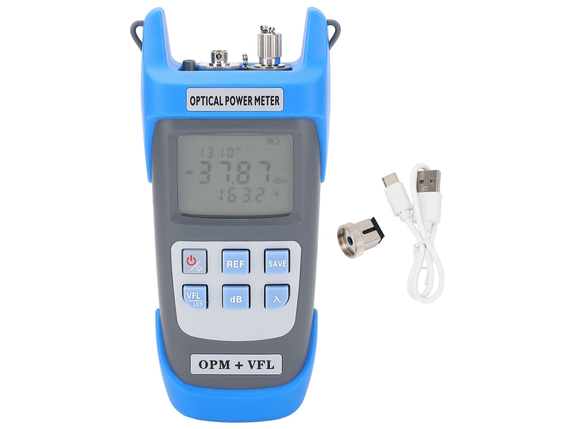 Medidor de Potência Óptica 30km Vfl Tester Fibra Óptica Portátil | S/MARCA