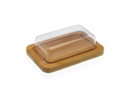 Manteigueira VERSA Bambu Poliestireno 12,5x6x19 cm