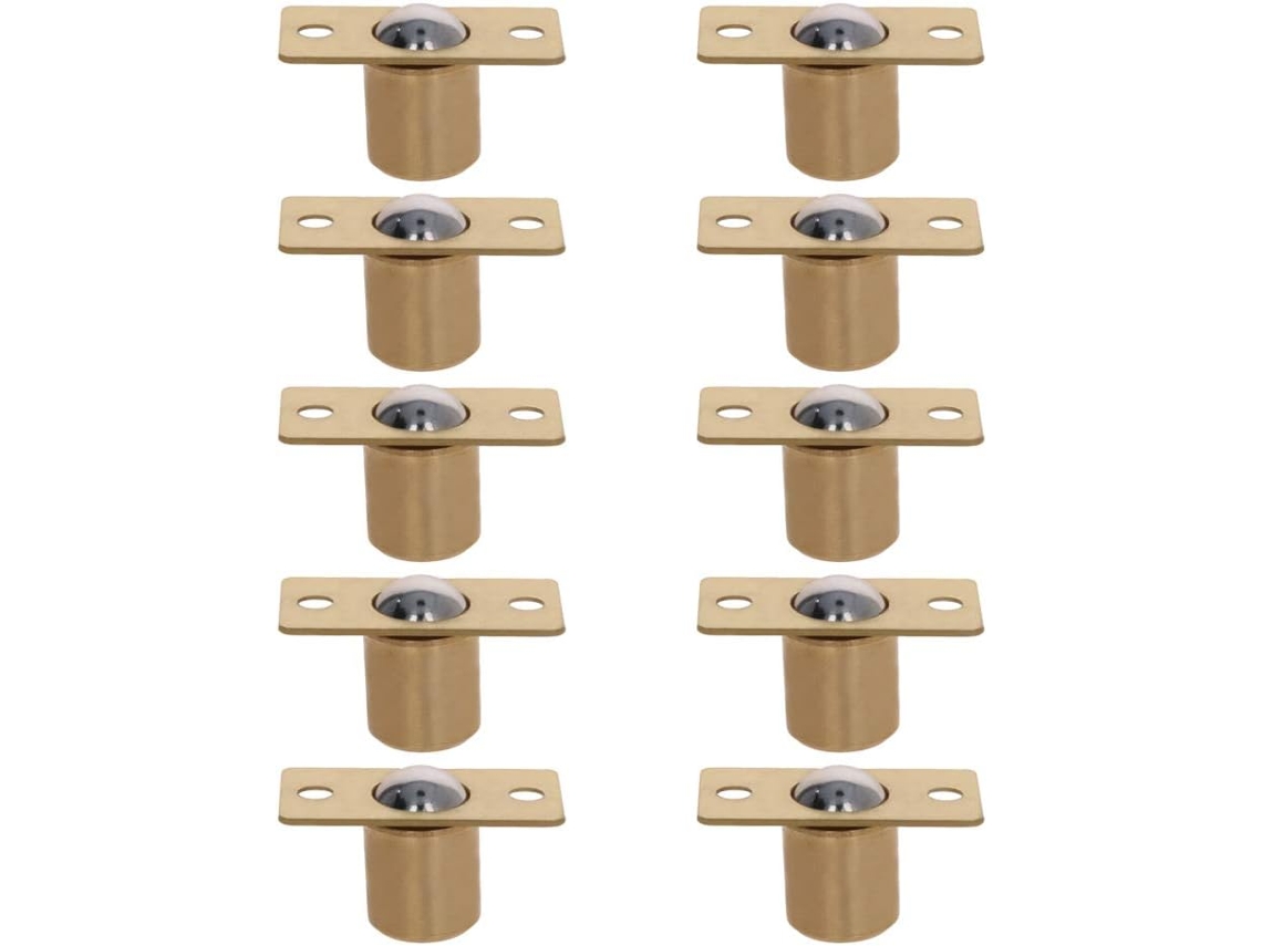 Mromax 10 Peças De Trava Esférica Latão Com 0, 65de Diâmetro Portas De Armários E Gavetas 16, 5x 40mm Dxl