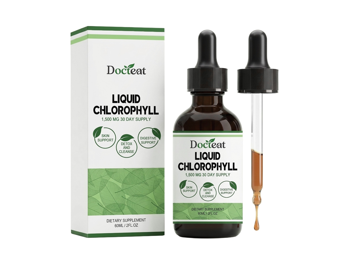 Gotas de Clorofila Docteat Frescor Equilíbrio Vitalidade