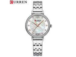 Relógio Feminino De Quartzo Com Diamantes, Elegante E Resistente À Água, Com Pulseira De Aço.