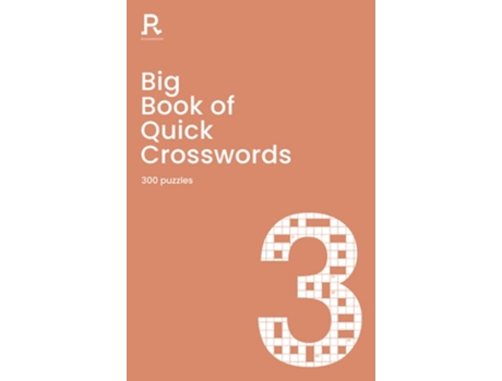 Livro Big Book of Quick Crosswords Book 3 de Richardson Puzzles and Games (Inglês)