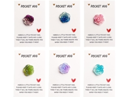 Abraços De Bolso Para Amigos, Cartão De Amor Com Flores Para O Seu Bolso, Presente Romântico, 6 Unidades, Vayotoy