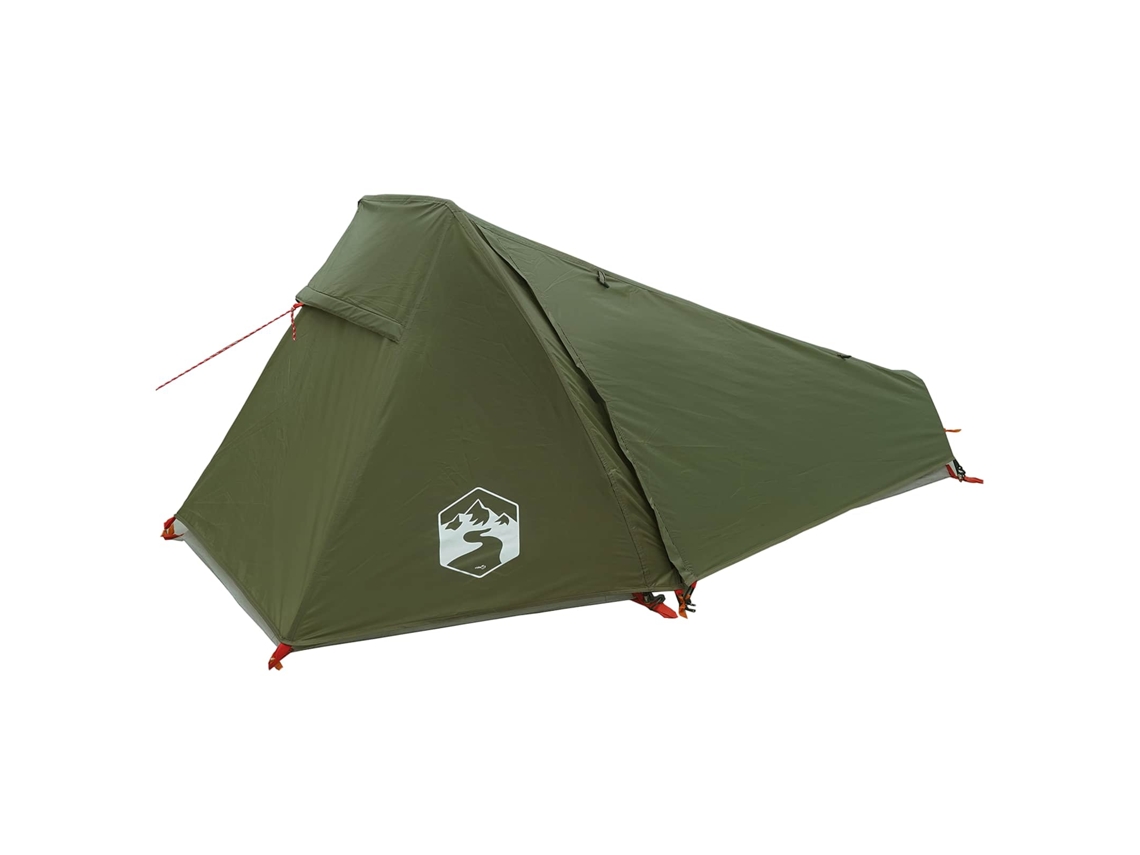 Conjunto 1 Barraca De Camping Vidaxl Verde-azeitona Poliéster (215 X 100 X 90 Cm)