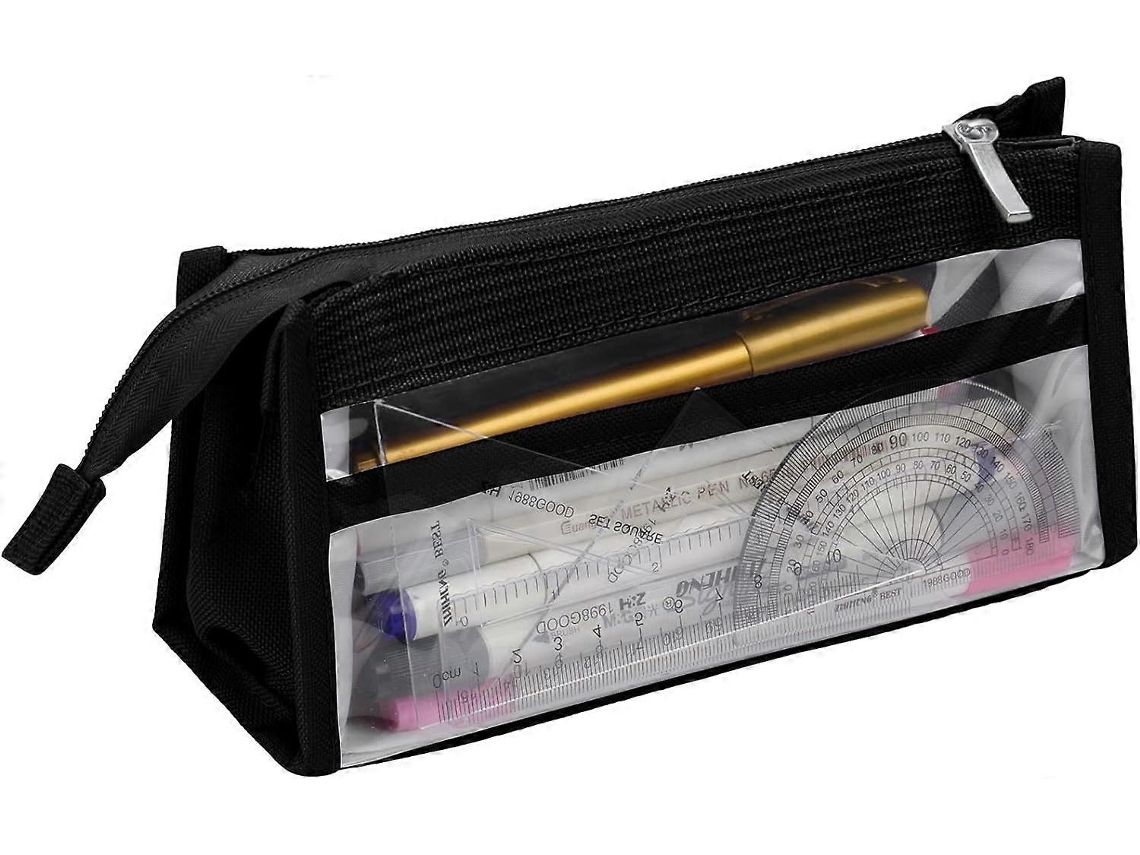 Estojo para Lápis, Grande, Transparente, Impermeável, Pvc, Escolar, Escritório, Estudantes, Meninas AQUAFORGE