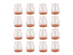 Laxiscreed Kit De 16 Protetores Transparentes Para Pernas De Móveis, Antiderrapantes E Redução De Ruído