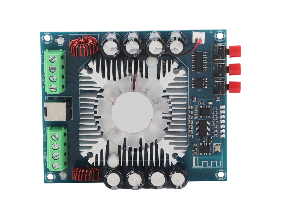 Placa Amplificador de Áudio Potente Módulo Bluetooth 5.0 Pcb Tda7850 Btl Amp