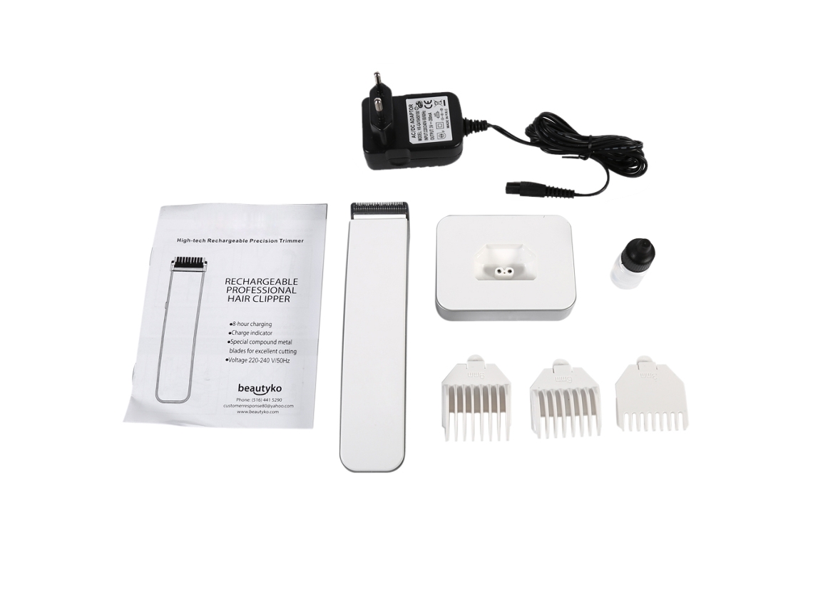 Aparelho De Cortar Cabelo Elétrico Profissional Para Homens Máquina De Barbear Ferramenta De Barbeiro (branco)