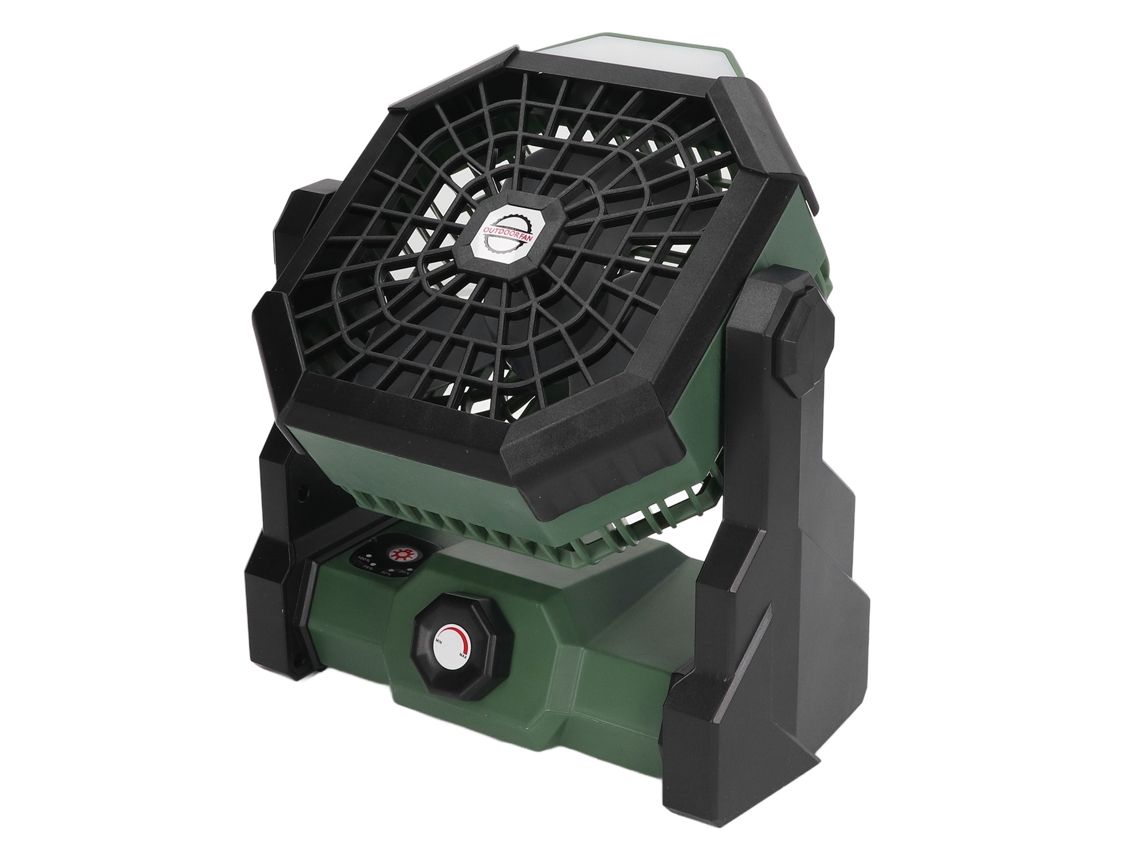 Ventilador Portátil Externo Recarregável 7800mah Luz Camping