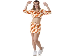 Fato de Mulher CREACIONES LLOPIS Top e Minissaia Hippie Flor de Laranjeira (Tam.: M)