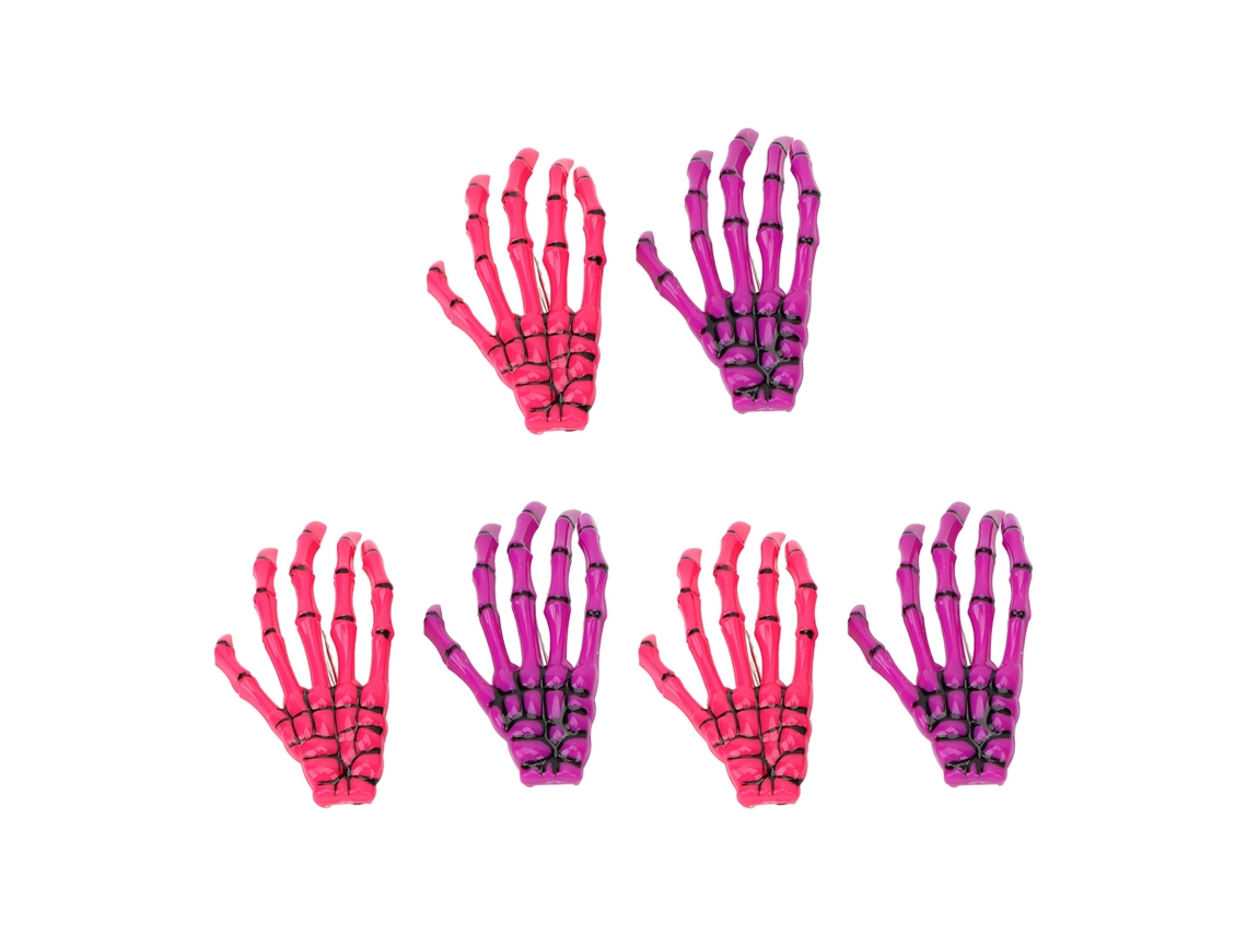 Grampos De Cabelo Fixação Segura Estilo Punk