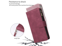 Capa de telefone com zíper e múltiplos cartões para iPhone 12 EOOCOO