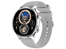 Smartwatch Bluetooth Call 1.39 Polegadas Monitoramento De Súde 114 Modos Esportivos Compatível Com Android Ios Prata Yizhood