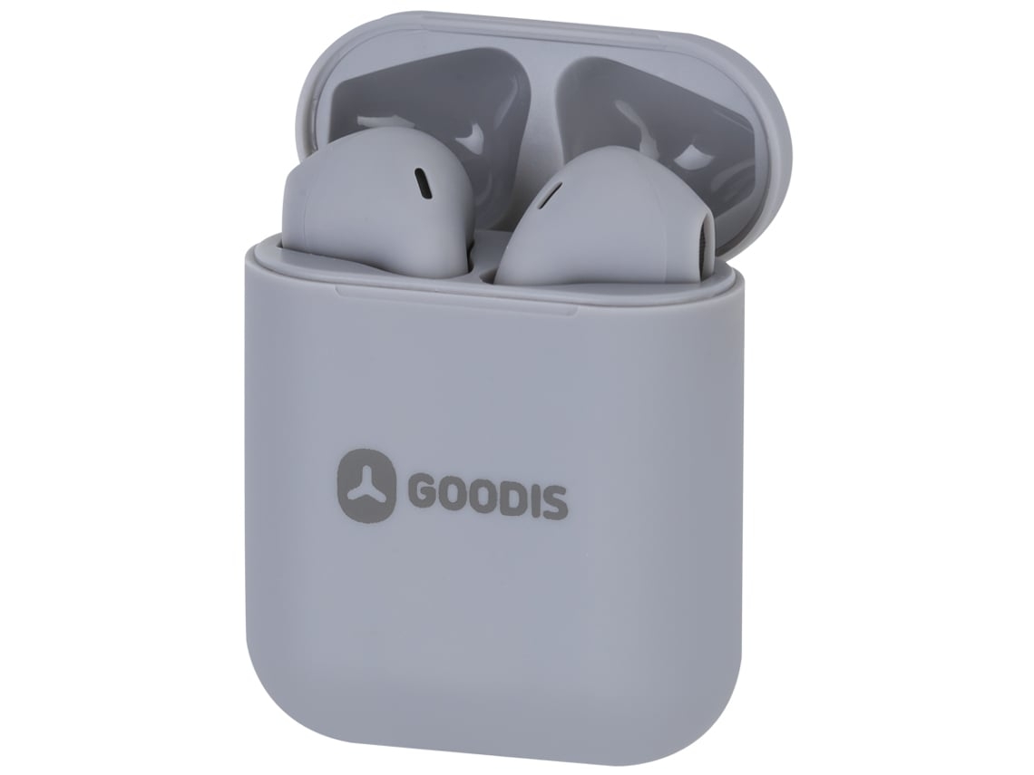 Auriculares Bluetooth True Wireless GOODIS Bt (Outlet Caixa Aberta - In Ear - Microfone - Cinzento)