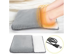 Tapete Aquecido Elétrico Para Os Pés, Manta De Flanela Aquecida Para O Inverno Com Termostato Olysi Shop
